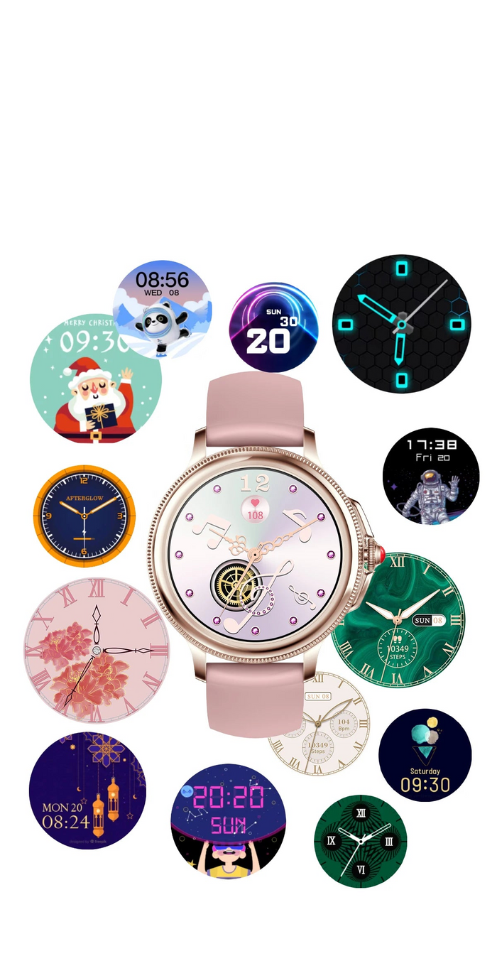 Reloj inteligente para mujer con llamadas Bluetooth