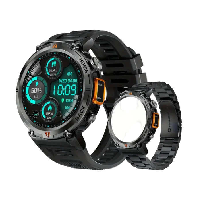 Reloj inteligente con pantalla táctil y linterna