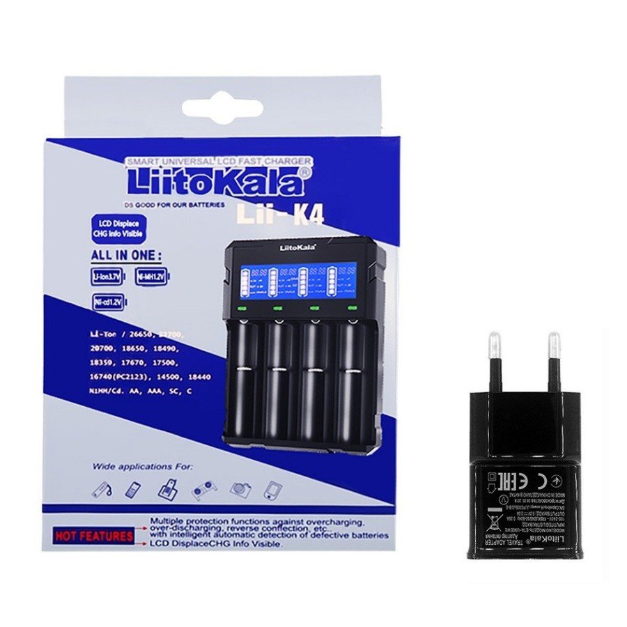 Smart batterilader LiitoKala Lii-K4