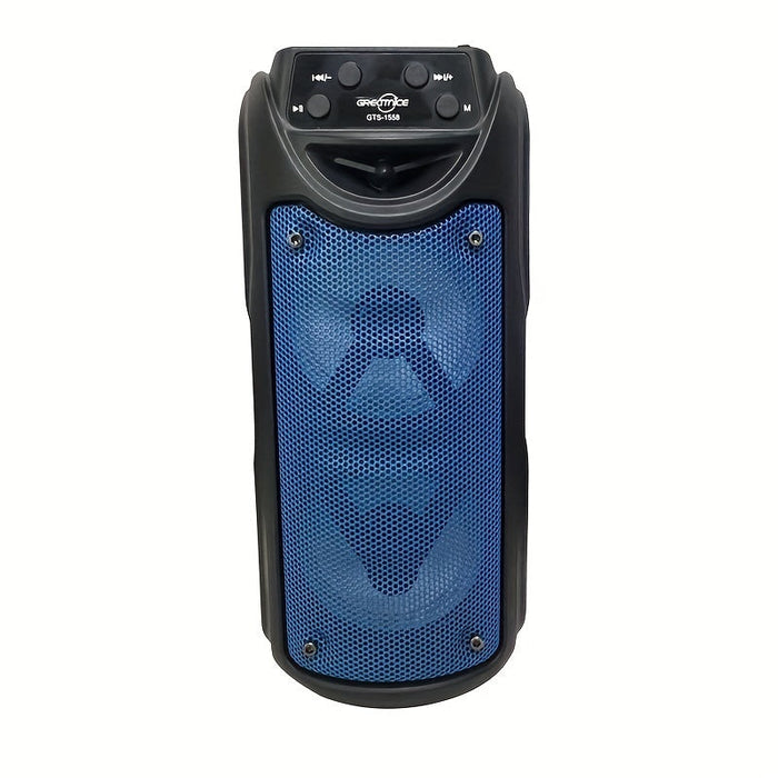 Altavoz inalámbrico portátil para exterior con luces LED
