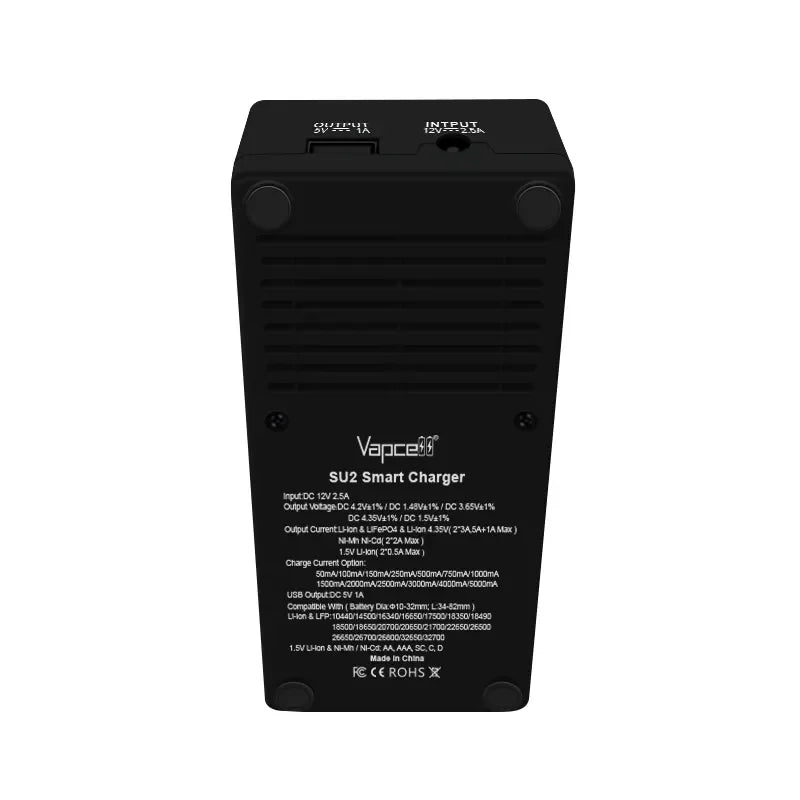 Smart Vapcell SU2-lader med to ladeplasser