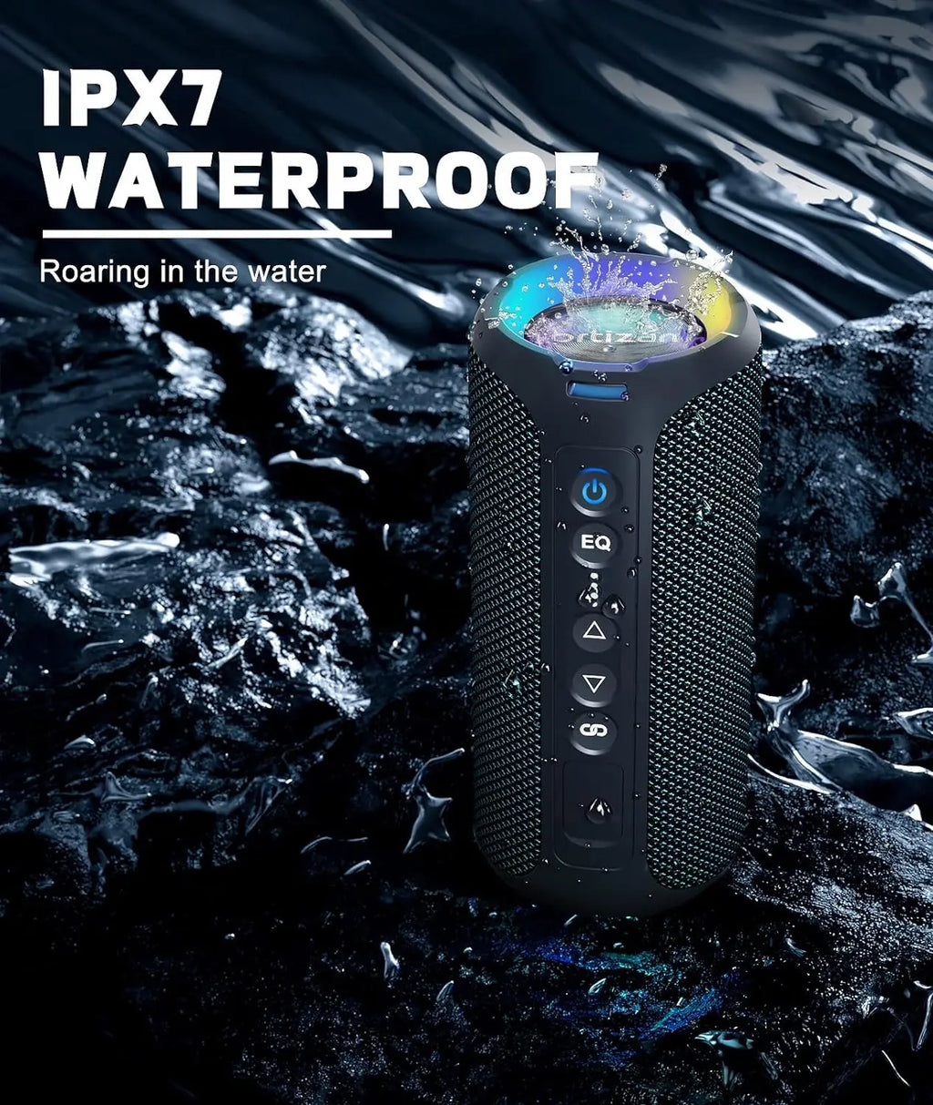 Stereo-Bluetooth-høyttaler på 40 W, svart