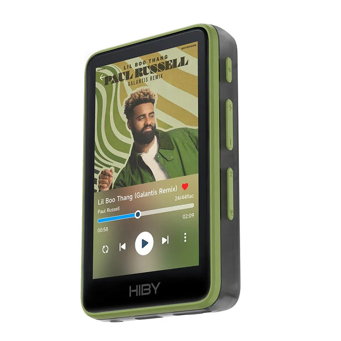 Reproductor de música y radio, verde