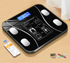 Balance impédancemètre connectée Bluetooth, noire