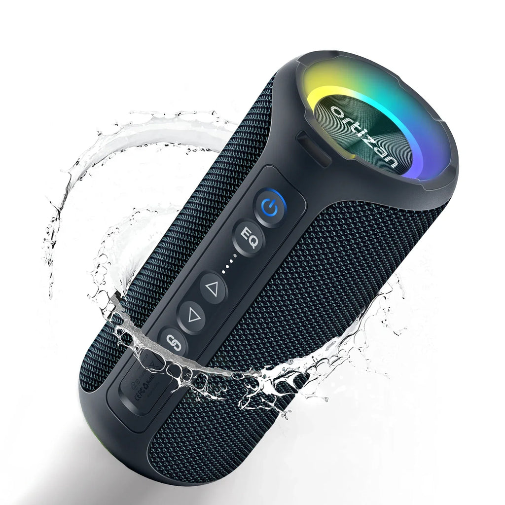 Stereo-Bluetooth-høyttaler på 40 W, svart