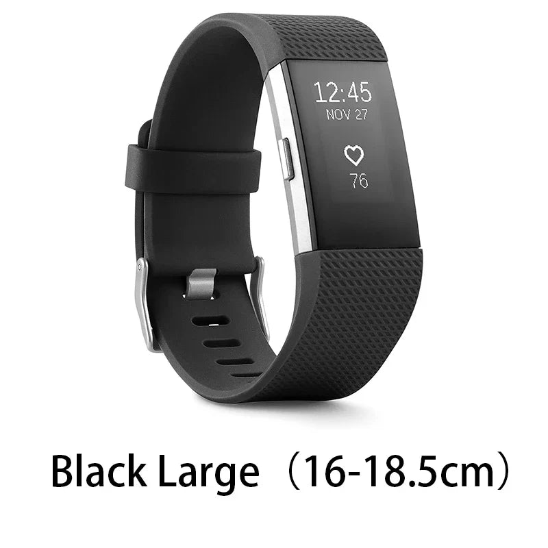 Bracelet d'activité connecté avec cardiofréquencemètre, noir