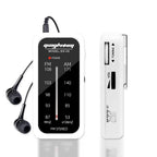 Radio portable multibande compacte, blanche