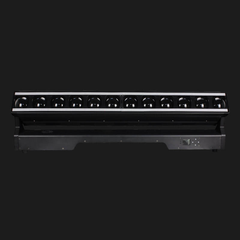 N2 DMX bevegelig LED-lysbjelke på 12 × 40 W for scener og DJ-er