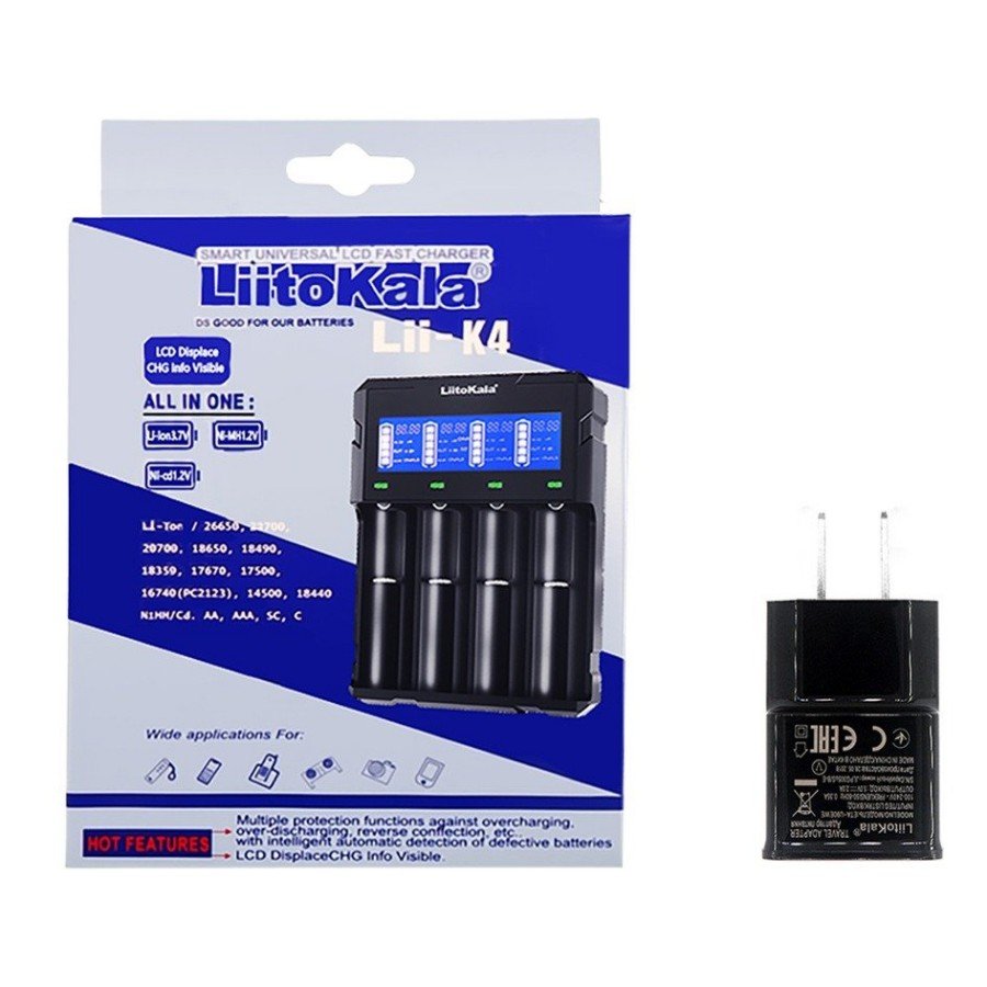 Smart batterilader LiitoKala Lii-K4