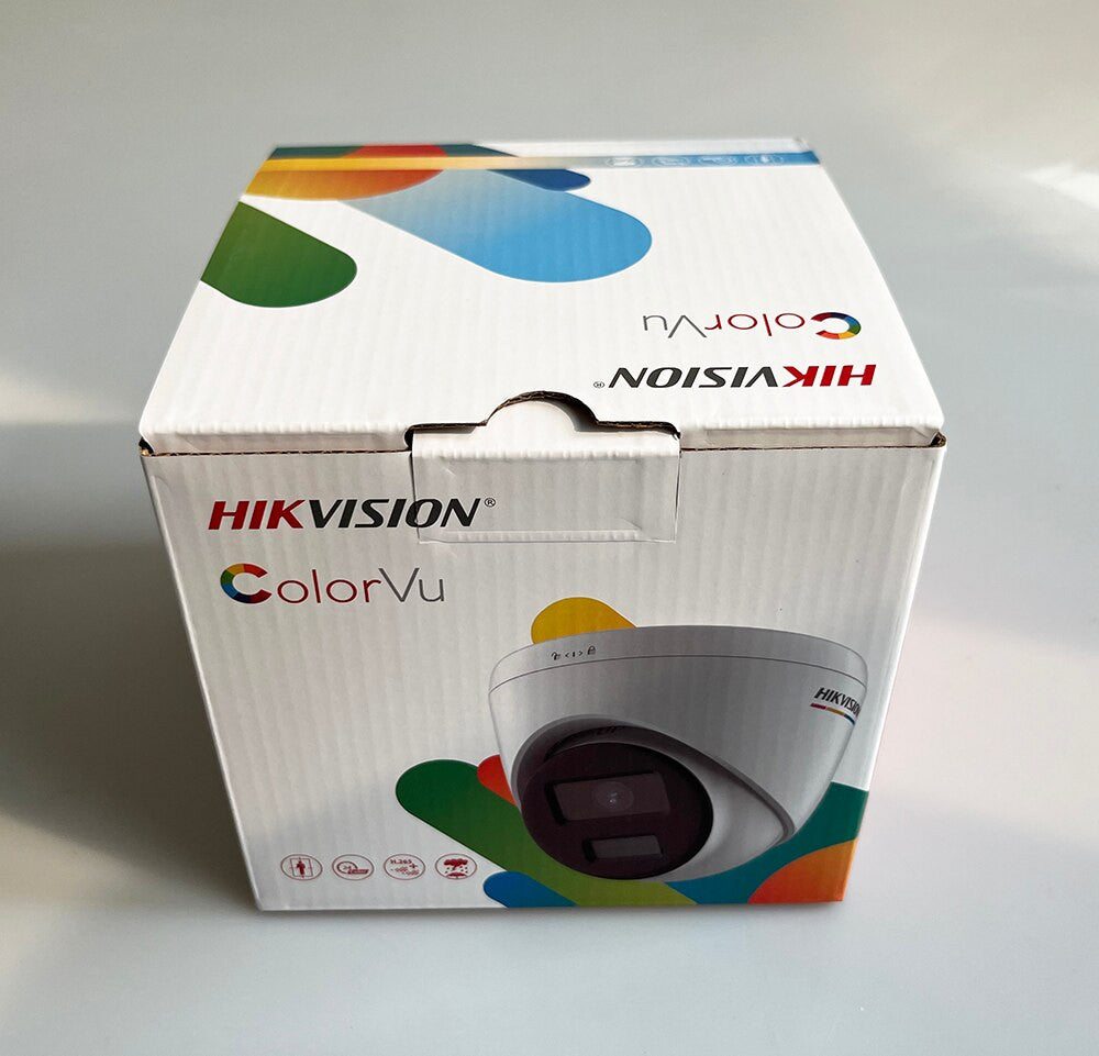 Hikvision ColorVu DS-2CD1347G2-LUF-kamera på 4 MP, MD 2.0-deteksjon, PoE, H.265+