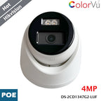 Hikvision ColorVu DS-2CD1347G2-LUF-kamera på 4 MP, MD 2.0-deteksjon, PoE, H.265+