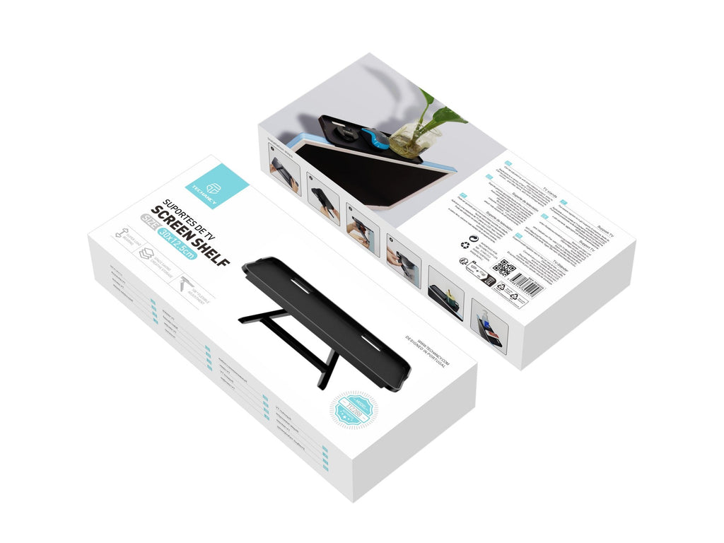 Techancy TI2288-holder for skjerm, PC og TV, svart