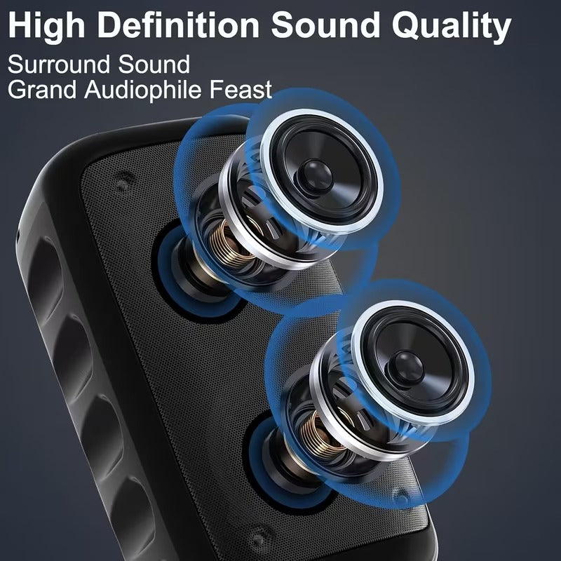 Large Wireless Speaker with Deep Bass-4